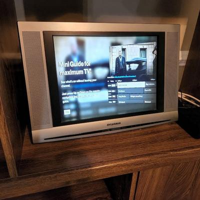 Sylvania LCD Color TV with remote Tested Working