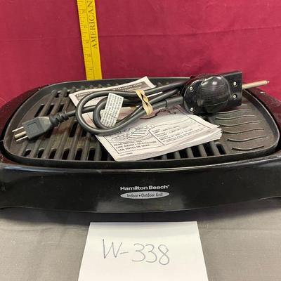 Hamilton Beach indoor/outdoor grill
