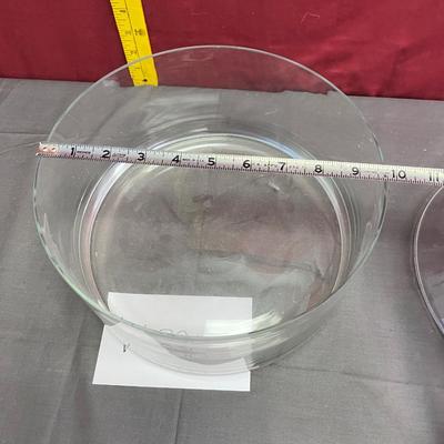 Doomed storage glass bowl