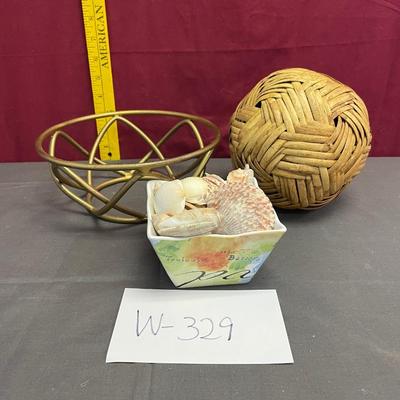 Basket and decorative