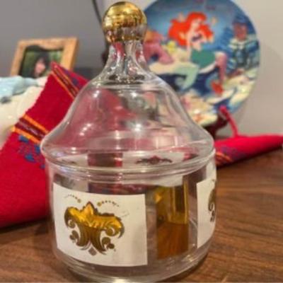 Vintage Libbey glass candy dish