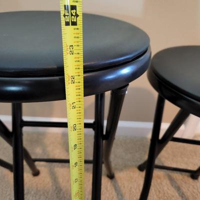 3 Folding Stools different Heights