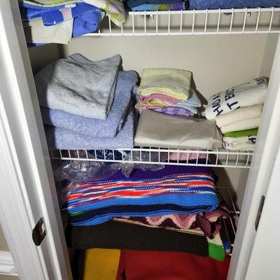 Linen Closet Towels, Blankets, Sheets, WYSIWYG