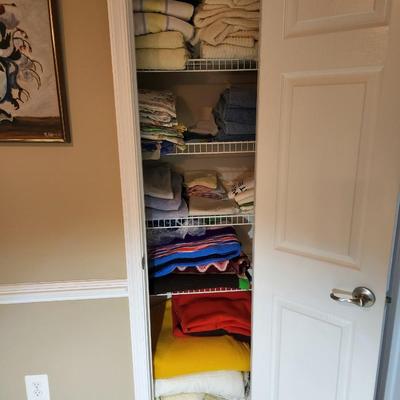 Linen Closet Towels, Blankets, Sheets, WYSIWYG