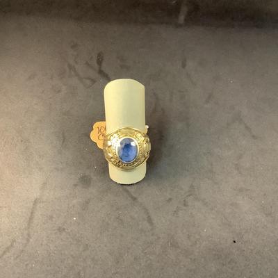 J1285 10kt Yellow Gold University of PA Class Ring