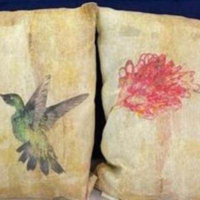 Hummingbird Pillows