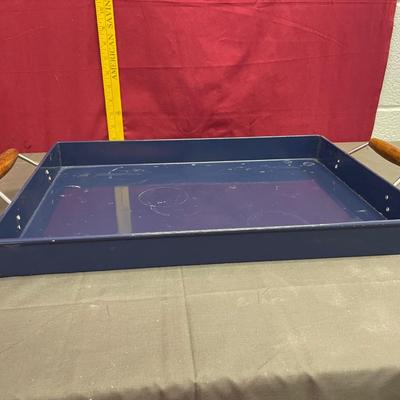 Blue tray