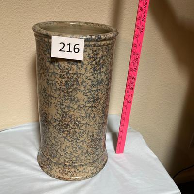 RED WING Stoneware Sponge ware Crock Umbrella Stand