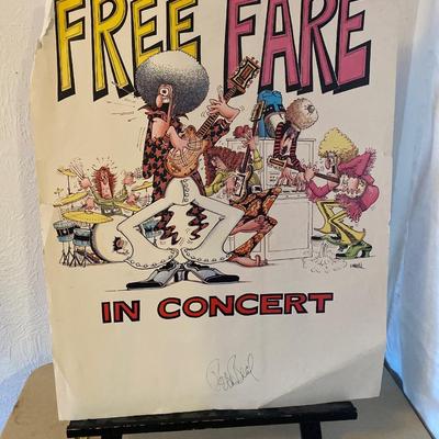 Signed free fair in concert poster