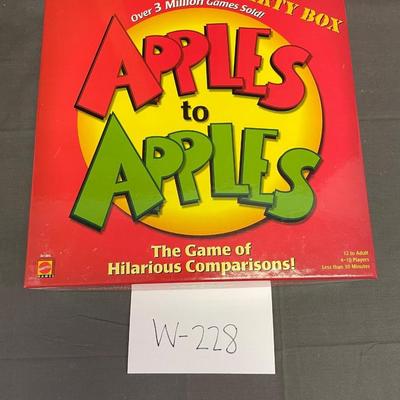 Apples to apples