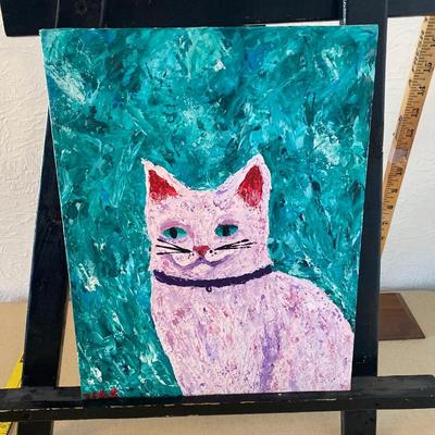 Original painting of a cat