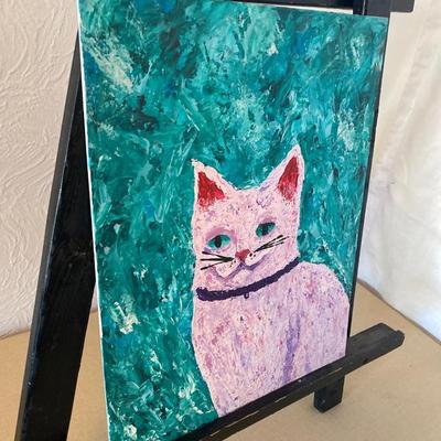 Original painting of a cat