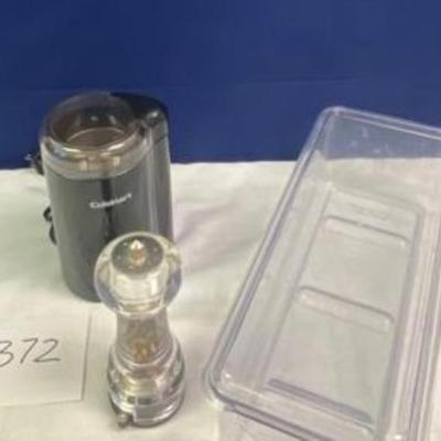 Chopper, Pepper Grinder and Container