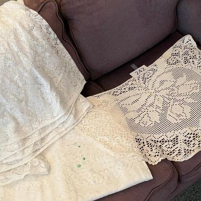 Lace Table Clothes & doilies