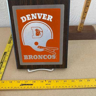 Denver Broncos plaque