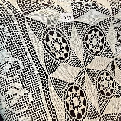 Large lace tablecloth