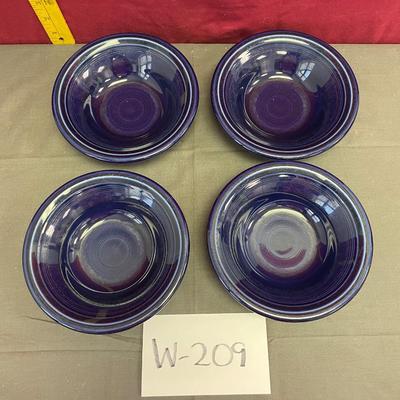 Fiesta set of 4 bowls