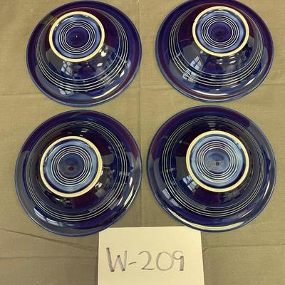 Fiesta set of 4 bowls