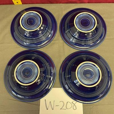 Fiesta-set of 4 bowls