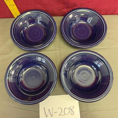 Fiesta-set of 4 bowls