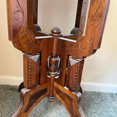 Marble Top Eastlake Parlor Table