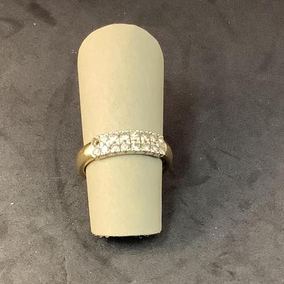 J1297 14kt Yellow Gold .43ct Diamond Band