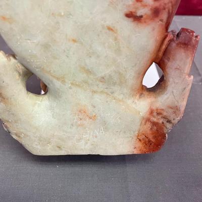 Vintage hand carved soapstone vase