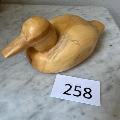 Carved Duck Figure