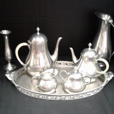 Royal Holland Pewter Tea Set