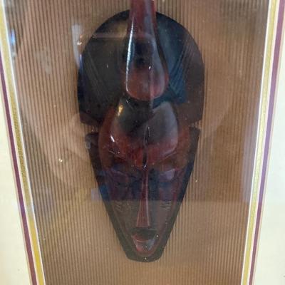 African mask wall art