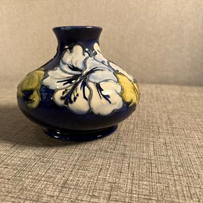 Moorcroft Majolica Floral  Vase