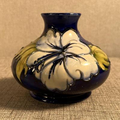 Moorcroft Majolica Floral  Vase