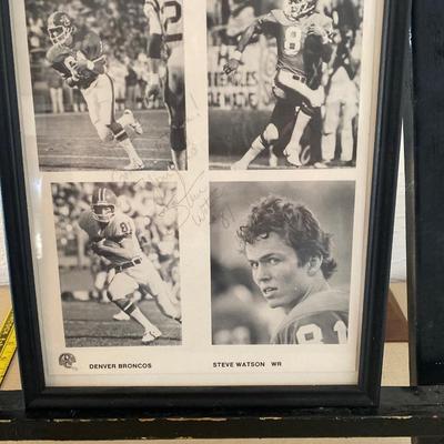 Signed Steve Watson from the Denver Broncos picture