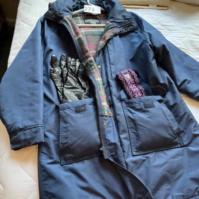 Lands End Ladies coat with Hood