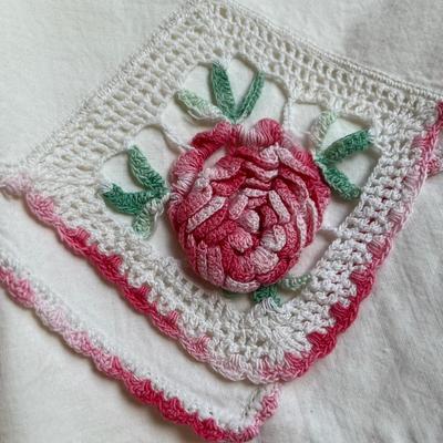 Crochet edge Pillow Cases