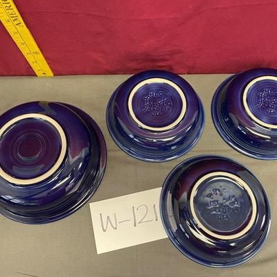 Fiesta Quart Bowl & 3 bowls-cereal size