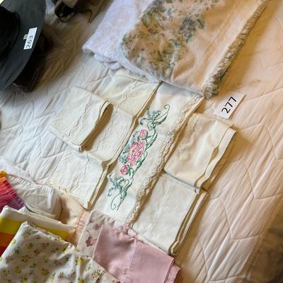 Lot of misc bedding & Linens