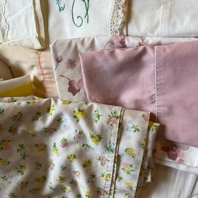 Lot of misc bedding & Linens