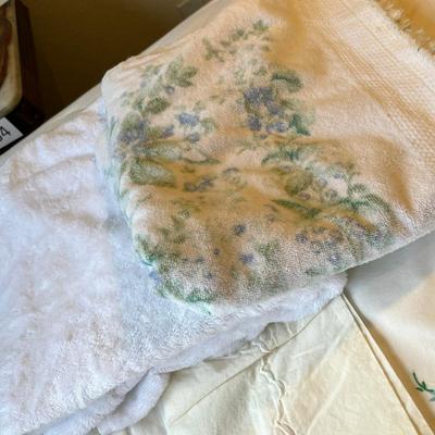 Lot of misc bedding & Linens