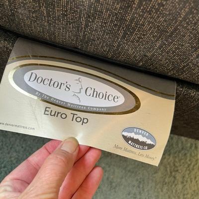 Denver Mattress Dr. Choice Euro Queen Bed