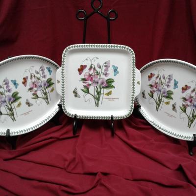 3 Botanical Garden  Sweet Pea Platters