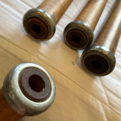 Antique Spools Lot of 4