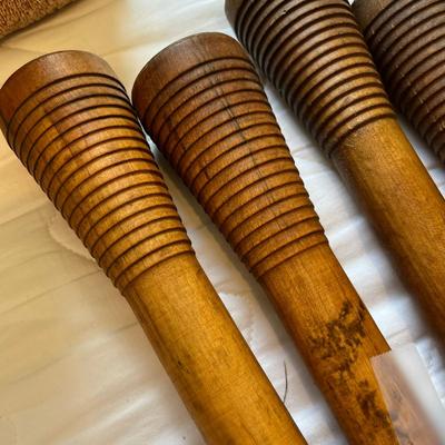 Antique Spools Lot of 4