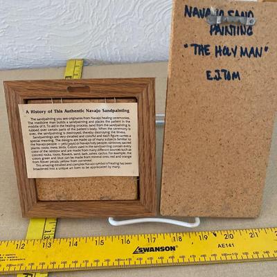 2 southwestern sand art pictures