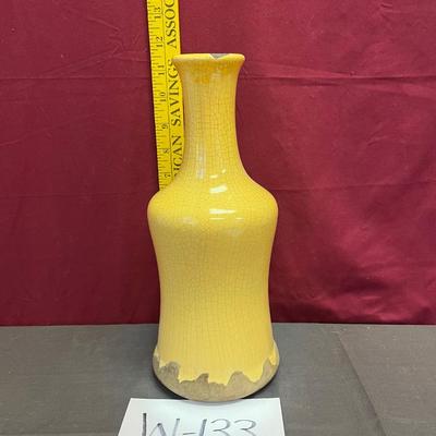 Yellow vase