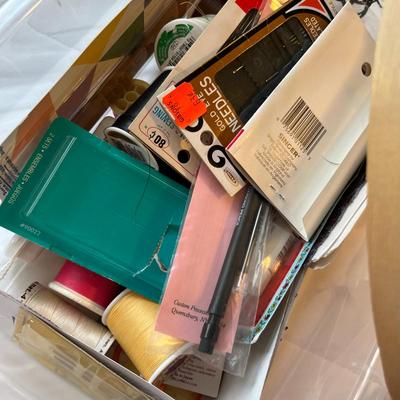 Lot of sewing supplies