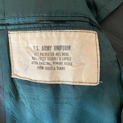 Vintage Vietnam war era army uniform jacket