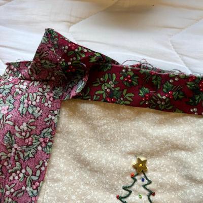 Two Quilt wall art pieces Unfinished