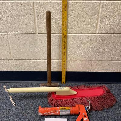 Sledgehammer/duster/caulking gun