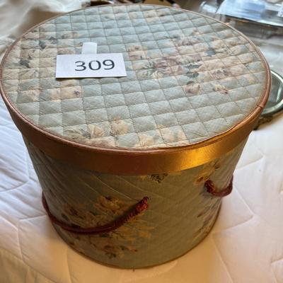 Vintage Hat Box, Filled with Unmentionables